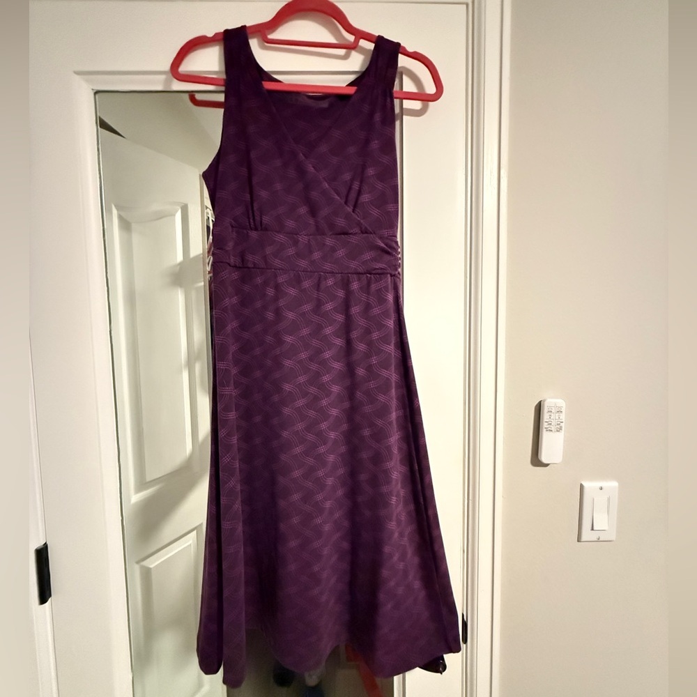 Eddie Bauer Deep Purple Midi Dress